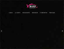 Tablet Screenshot of miko-sushi.com